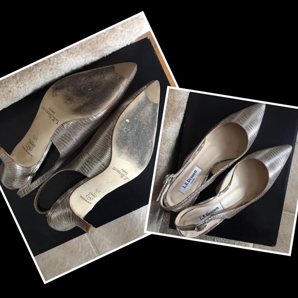 L.K.Bennett London heels SZ 37 1/2 - Picture 4 of 4
