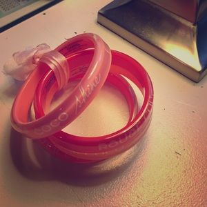 CHANEL rouge coco bracelets