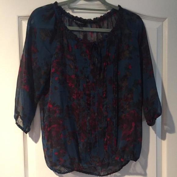Express chiffon top