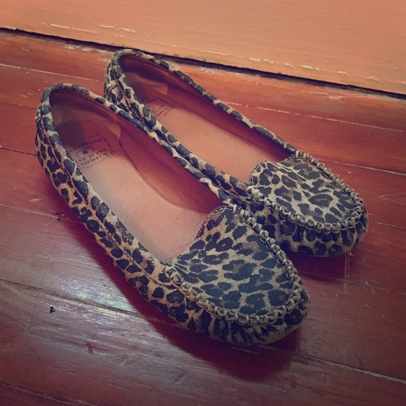Leopard loafers