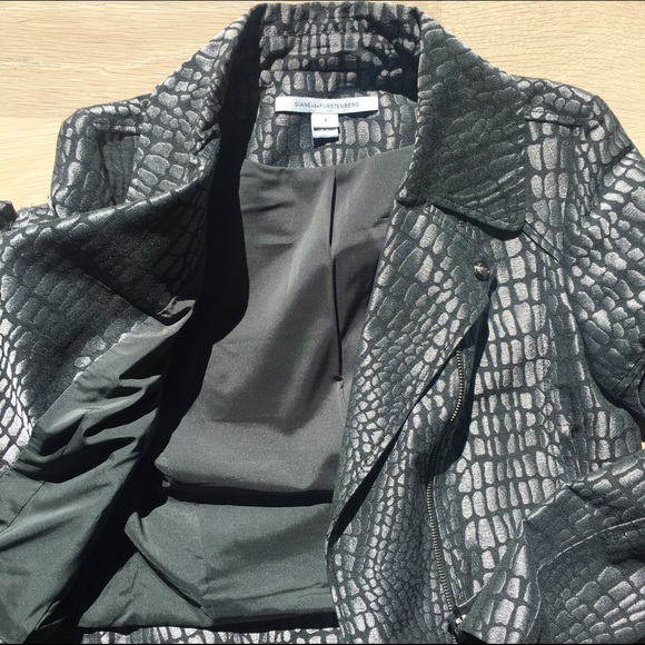 Diane von Furstenberg Jackets & Coats - NWOT DVF Cropped Moto Jacket Diane von Furstenberg Jackets & Coats - NWOT DVF Cropped Moto Jacket