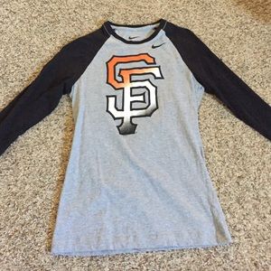 Sf Giants 3/4 sleeve Nike shirt