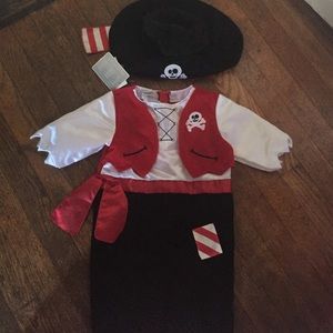 12 month pirate costume NWT
