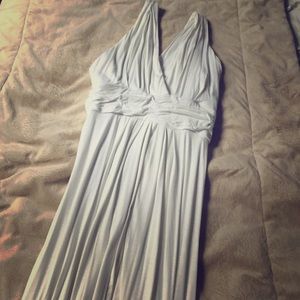 Long white maxi dress