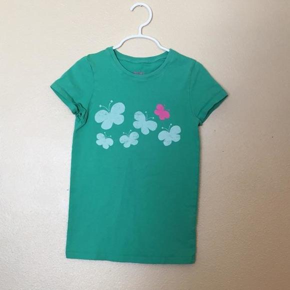 Green, graphic T