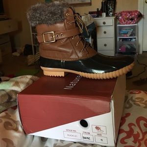 Fur Lined Duck Boots