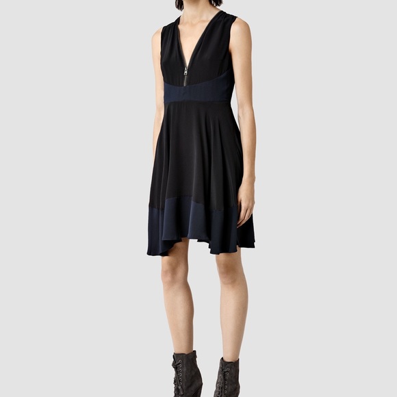 all saints black silk dress Black Cora Dress – Nello June