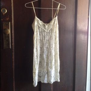 Bodycon Lace slip, banded, adjustable straps