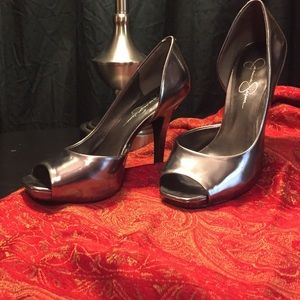 HOST PICK 👠! Jessica Simpson silver heels👠👠👠