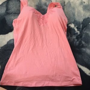 Pink tank top