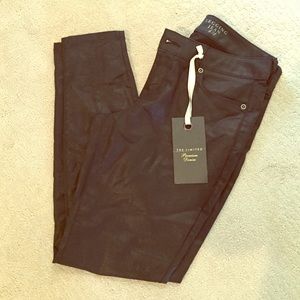 NWT never worn Limited leather legging jeans!