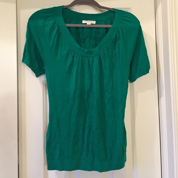 Jade green banana Republic short sleeved sweater