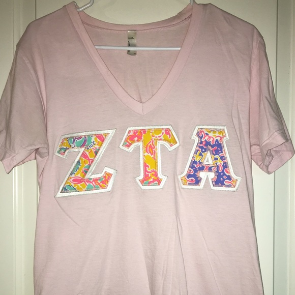 ZTA stitched letters