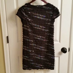 Justice Black Rhinestone Look Dress