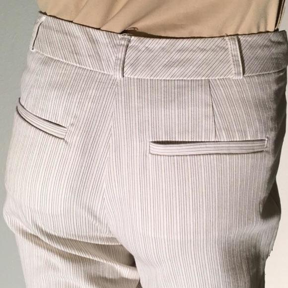 Think Tank ivory pinstriped dress pants -- size 2 - Picture 4 of 4