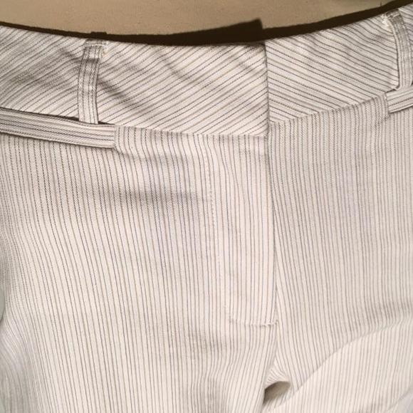Think Tank ivory pinstriped dress pants -- size 2 - Picture 3 of 4