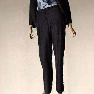 Calvin Klein charcoal gray pinstriped suit pants -- size 4