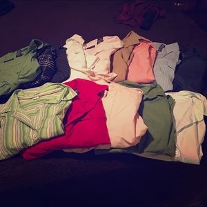 Women's work button down shirts