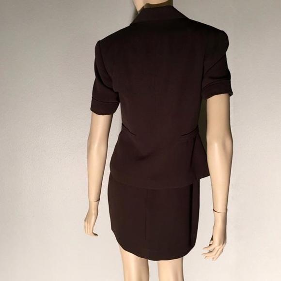 Kasper for ASL brown skirt suit -- size 4/6 🍐 - Picture 3 of 4
