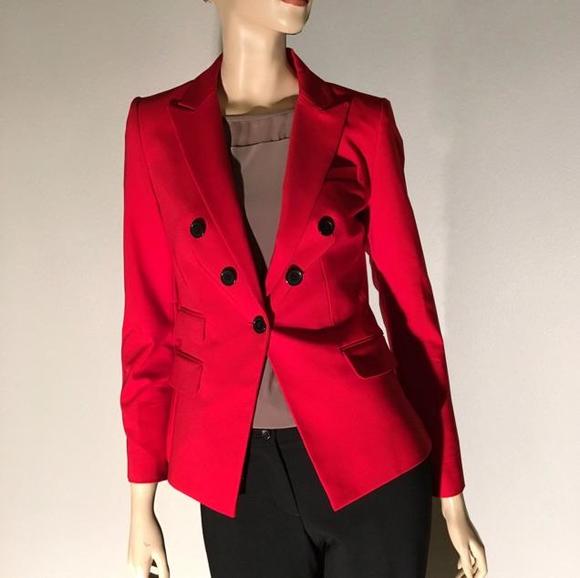 Express scarlet red blazer -- size 2