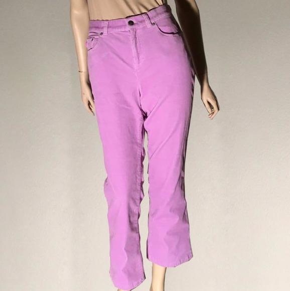 Lauren Jeans Co. orchid corduroy jeans -- size 4