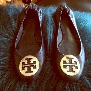 Tory Burch Reva Flats,gently worn beautiful shoes