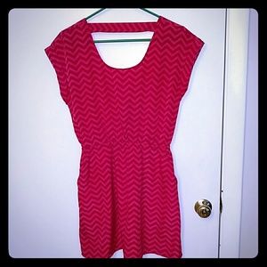 Candie's skater dress with bar back