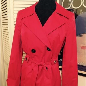 Red Trench Size Small