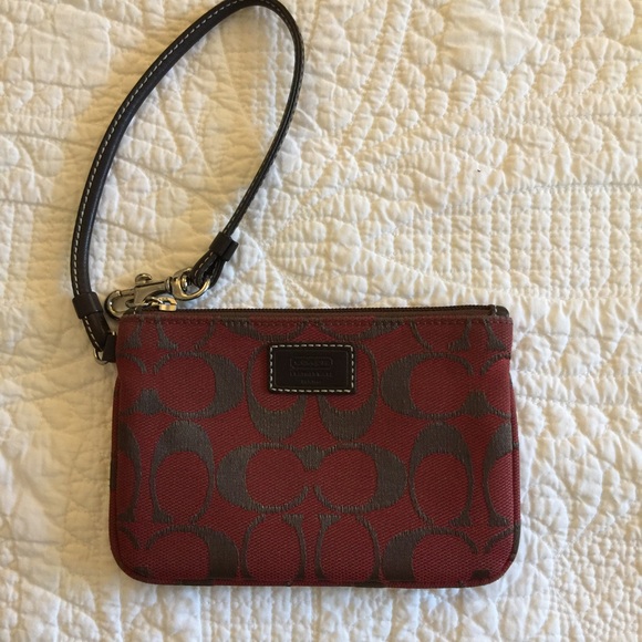 Authentic Coach Wristlet