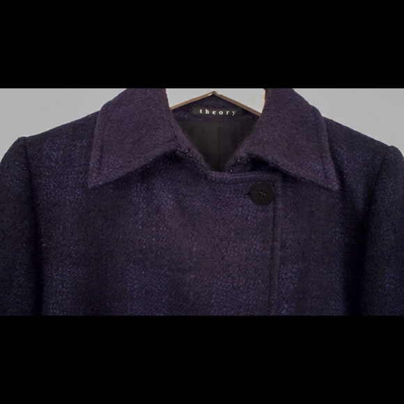 Theory Betje Wool Blend Coat - Picture 1 of 4