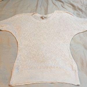 White linen summer sweater