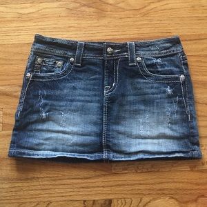 Miss me jean skirt