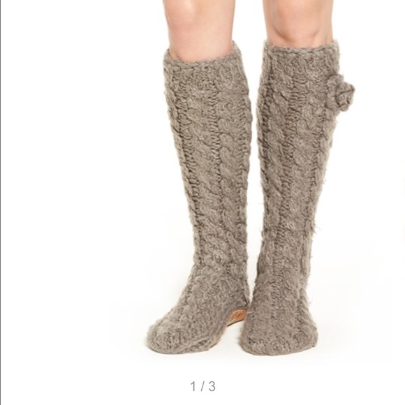 NEW Lemon cozy Slipper Socks "Garden Marshmallow"