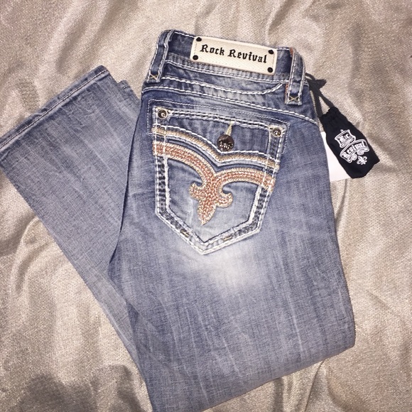 Rock Revival Eustis Capris Size 28 NWT