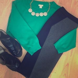 NWT LOFT Black and Gray Pencil Skirt