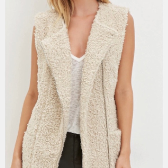 Faux Sherling Vest
