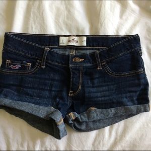 hollister jean shorts