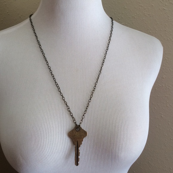 Vintage Upcycled Key Necklace