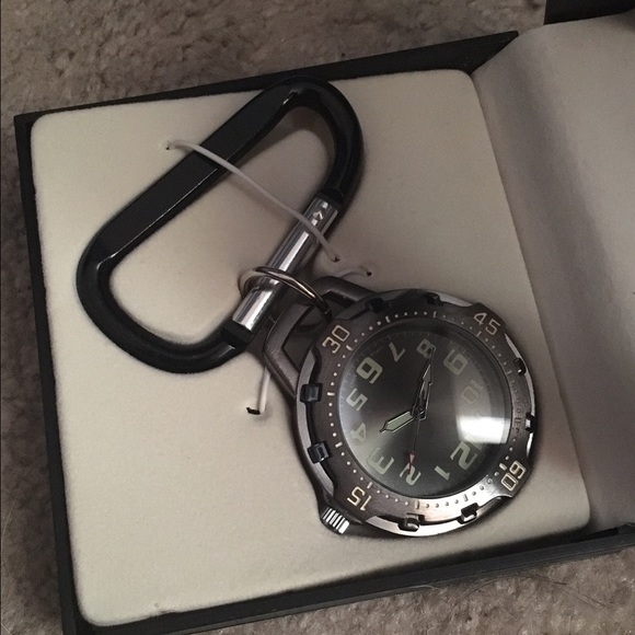 Men's clip on watch
