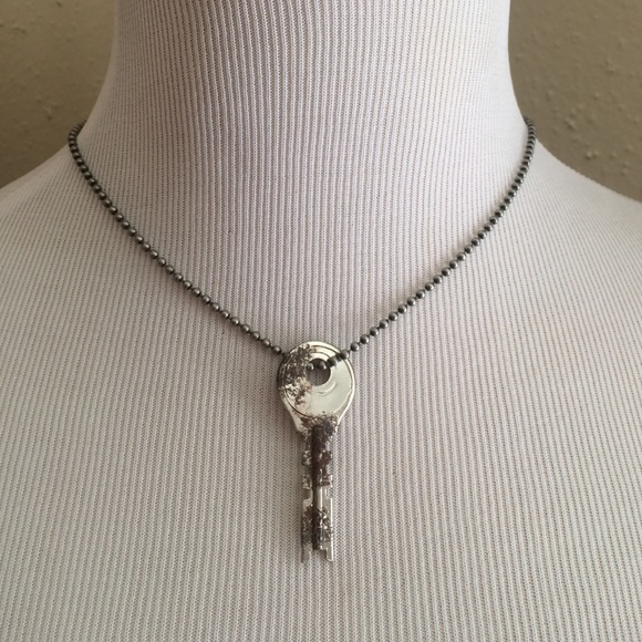 Vintage Upcycled Key Necklace