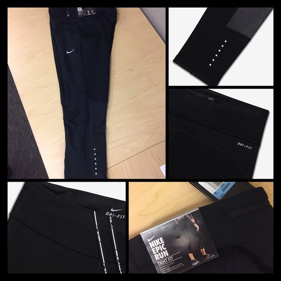 Nike DRI-FIT Epic Run Cropped Running Leggings - Picture 3 of 4