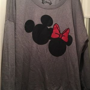 2X Sweatshirt Mickey and Minnie