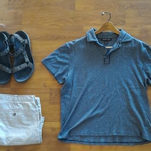 Michael Kors Grey Polo tee shirt