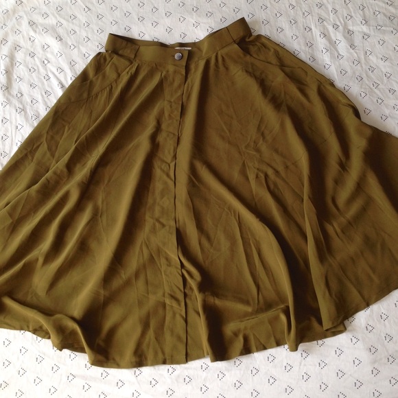 Madewell Silk Canyon Skirt