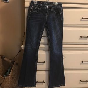 Miss Me boot cut stretch jeans