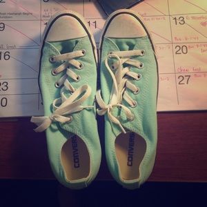Teal converse