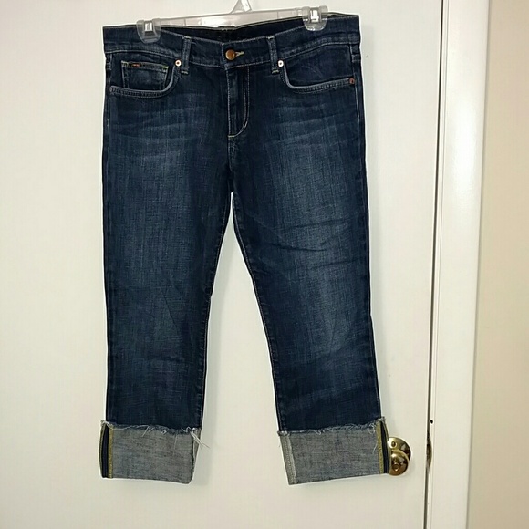 Joe's Jeans rolled cuff best fried capri