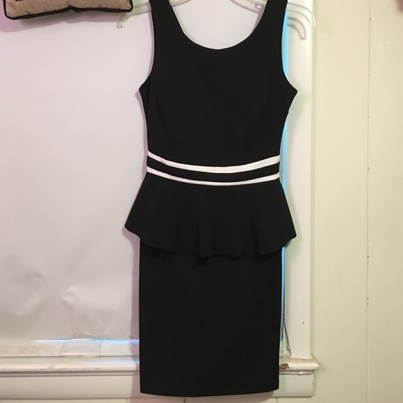 Black and white dress