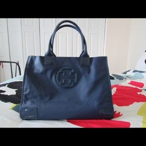 Tory Burch Large Ella tote in French Navy