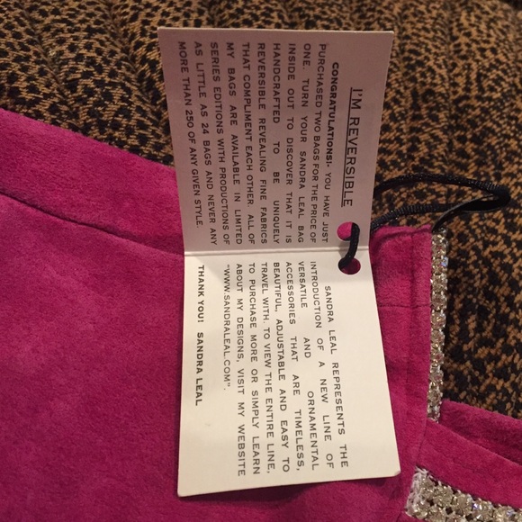 Authentic Sandra Leal reversible tote - Picture 3 of 4